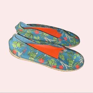 Vans Surf Siders Tropical Pattern Women’s 8.5 US